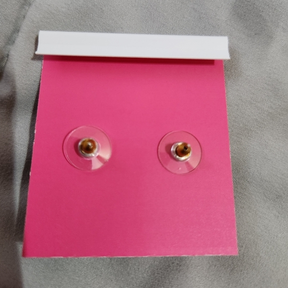 New KATE SPADE New York Lady Marmalade Faux Pearl Drop Rhinestone Stud Earrings - Picture 4 of 7